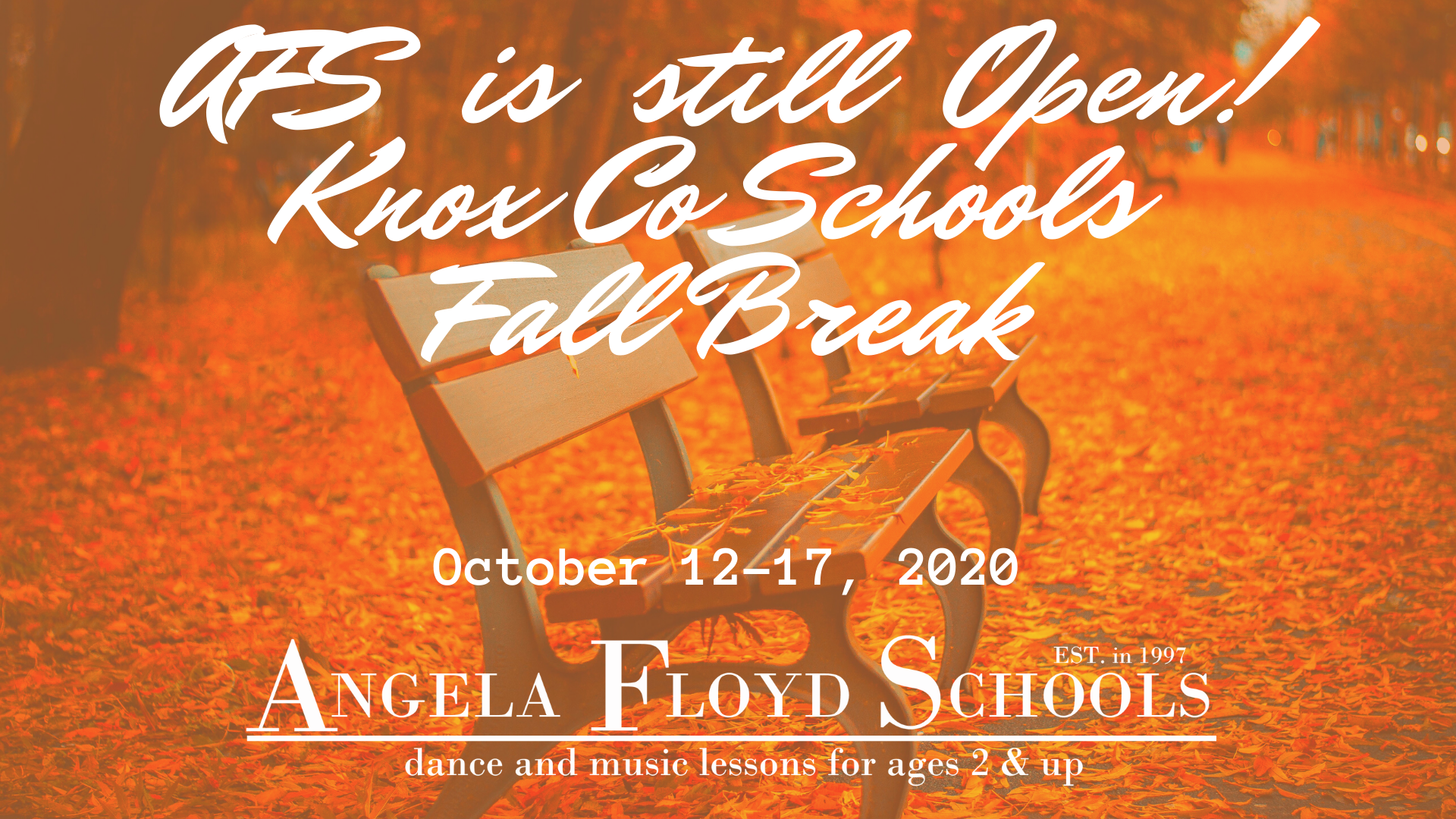 Knox Co Schools Fall Break AFS is still Open! (1)