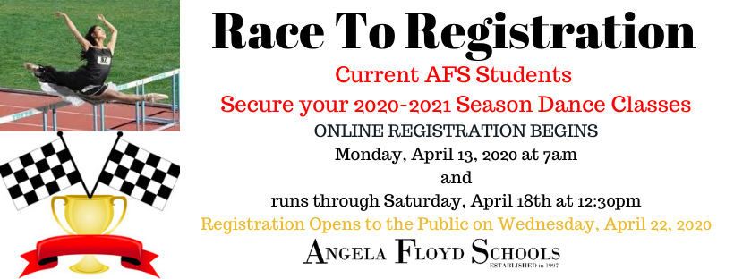 Race to Registration for the 2020-2021 Dance Season