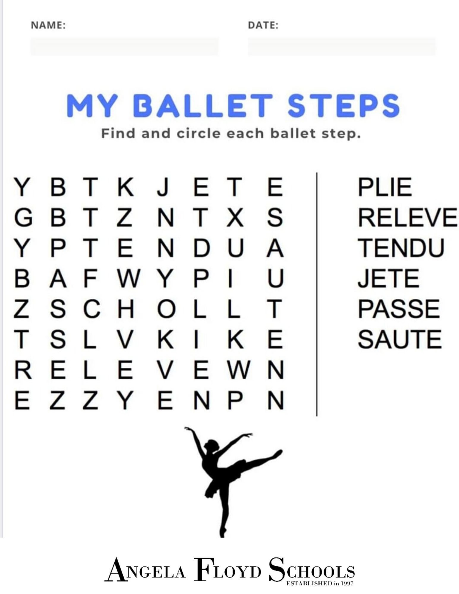 my ballet steps